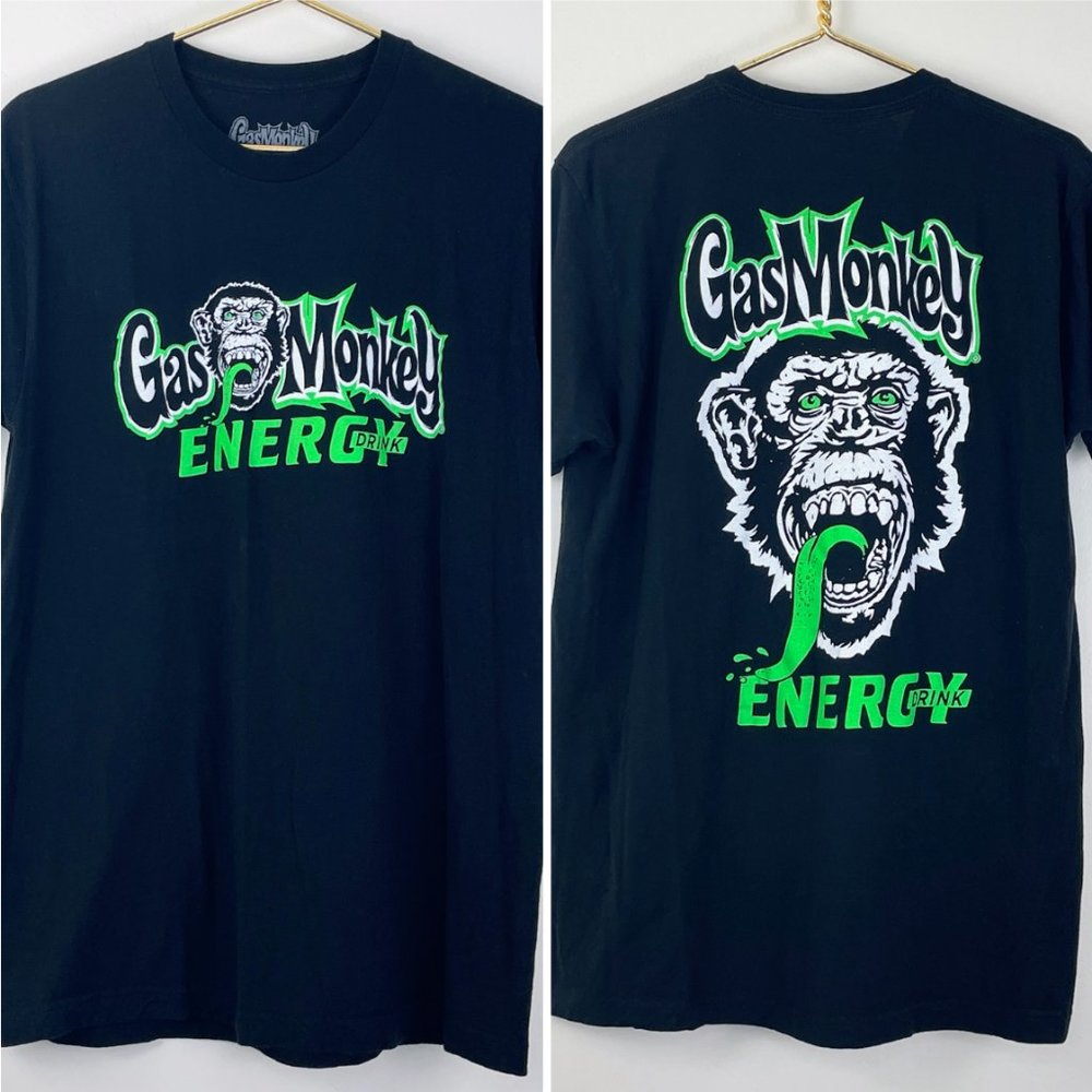Gas Monkey Energy Drink Graphic Tee Size: L